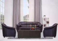 Durian BERRY/55001/C Leatherette 3 + 1 + 1 COFFEE BROWN Sofa Set