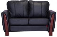 Durian Berry Compact Double Seater Sofa in Matt Black Colour