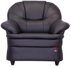 Durian Berry Timeless Single Seater Sofa in Matt Black Colour