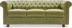 Durian ELTON/A/3 Leatherette 3 Seater Sofa