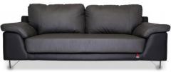 Durian Mesa Three Seater Sofa in Smoke Grey & Eerie Black Colour