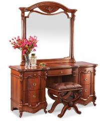 Durian Norman Dressing Table in Red Colour