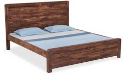 Durian Roman King Size Bed in Walnut Brown Colour