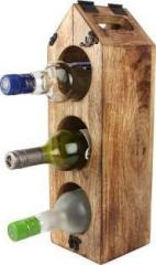 Earthenmetal Wooden Wine Rack