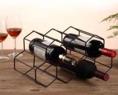 Elegant Home Decor Iron Wine Rack