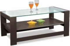 Eltop Home Decorative Centre Table Glass Coffee Table For Living Room CTIRIS Engineered Wood Coffee Table