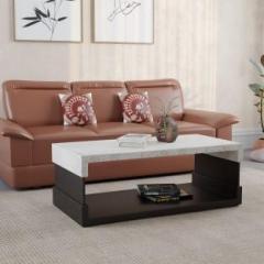 Eltop Wooden Furniture Center Table/Tea Table With Marble Pattern And Storage Engineered Wood Coffee Table