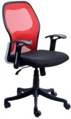 Emperor Matrix Low Back Chair in Red Colour