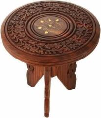 Empire Arts Beautifully Craved Wooden Home Decor Table Engineered Wood End Table