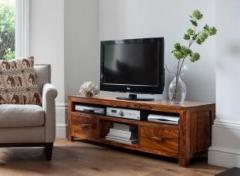 Ethnic Handicrafts Solid Wood TV Stand