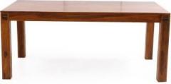Evok Nakshatra Solid Wood 6 Seater Dining Table