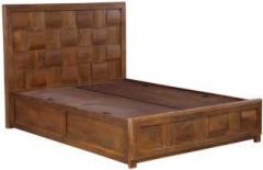 Evok Royal Solid Wood Queen Bed With Storage
