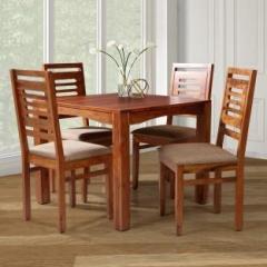 Evok Vita Solid Wood 4 Seater Dining Set
