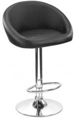 Exclusive Furniture Bar Stool with Round Back in Black Colour