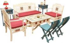 Exclusivelane Living Room Furniture Set Cum Home Decorative Solid Wood 6 Seater Dining Set