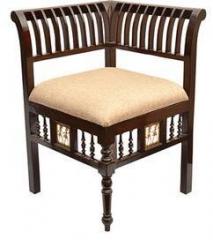 ExclusiveLane Teak Wood Living Room Chair In Walnut finish