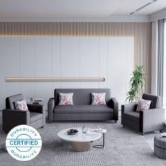 Flipkart Perfect Homes Crete Fabric 3 + 1 + 1 Sofa Set