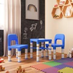 Flipkart Perfect Homes Junior Blue Color Portable Learning Kids Table Chair Plastic Desk Chair
