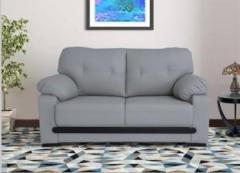 Flipkart Perfect Homes Manchester 2 Seater Leatherette Sofa in Grey Leatherette 2 Seater Sofa
