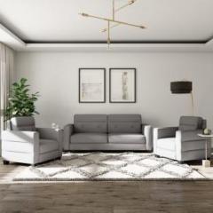 Flipkart Perfect Homes Salzburg Fabric 3 + 1 + 1 Grey Sofa Set