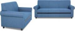 Flipkart Perfect Homes Sintra Fabric 3 + 2 Blue Sofa Set