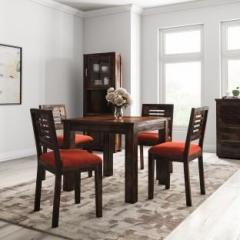 Flipkart Perfect Homes Solid Wood 4 Seater Dining Set