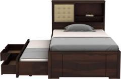 Flipkart Perfect Homes Solid Wood Single Drawer Bed
