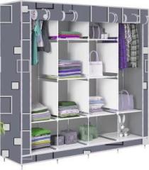 Flipkart Perfect Homes Studio D2 Awesome box Print Carbon Steel Collapsible Wardrobe