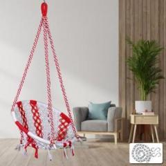 Flipkart Perfect Homes Studio Round Swing with 3 ft. Chain & Accs. Cotton Hammock