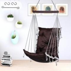 Flipkart Perfect Homes Studio Swing for Adults, Swing for Home, Jhula Indoor, Hammock Swing for Garden Outdoor Cotton Large Swing