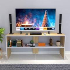 Flipkart Perfect Homes Studio Wooden TV Entertainment Unit/TV Cabinet for Wall/Set Top Box Holder for Home/ Engineered Wood TV Entertainment Unit