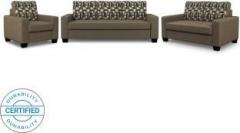 Flipkart Perfect Homes Trieste Fabric 3 + 2 + 1 Brown Sofa Set