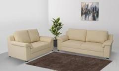 Flipkart Perfect Homes Victoria Leatherette 3 + 2 Beige Sofa Set
