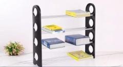 Flipzon Book Shelve Book Case, Book Rack, Book Storage Organizer Shelf for Study Room Metal Open Book Shelf