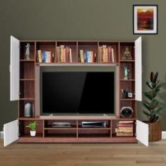 Fresh Up Engineered Wood TV Unit/TV Cabinet with Open and Closed Shelves Engineered Wood TV Entertainment Unit