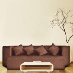 Fresh Up Sofa bed 4 Seater 78x44x14 inches, Washable Morphino Fabric, Dark Brown Single Sofa Bed