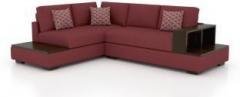 Funterior Fabric 2 + 1 + 1 Natural Sofa Set