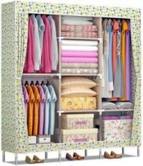 Furncentral 2 Door Polyester Collapsible Wardrobe