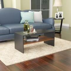 Furnifry Modern Center Table/Open Storage Shelf/Coffee Table For Living Room/Center Table Engineered Wood Coffee Table