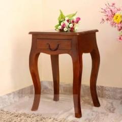 Furnisquare Wooden End Table For Living Room| Sofa Set Side Table | Corner Table Solid Wood End Table