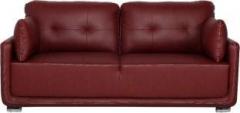 Furniture Mind Cedar Leatherette 3 Seater Sofa