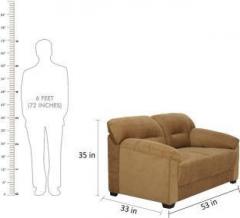 Furniture Mind Colton Fabric 2 Seater Sofa