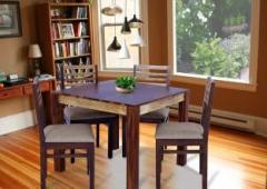 Furniture Mind Impression Solid Wood 4 Seater Dining Set