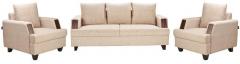 FurnitureKraft Roman Reverie 3+ 1+1 Seater Sofa in Beige colour