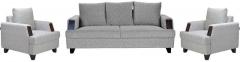FurnitureKraft Roman Reverie 3 +1+1 Seater Sofa Set in Gray colour