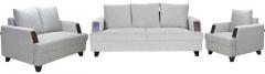 FurnitureKraft Roman Reverie 3 +2+1 Seater Sofa Set in Gray colour