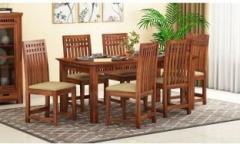 Furnizy Solid Wood 6 Seater Dining Set