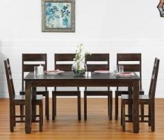 Furnspace Cassia Ament sheesham Solid Wood 6 Seater Dining Set