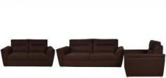 Furny Adelaide Super Fabric 3 + 2 + 1 Brown Sofa Set
