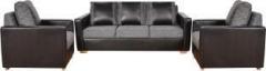 Furny Billy Fabric 3 + 1 + 1 Black Sofa Set
